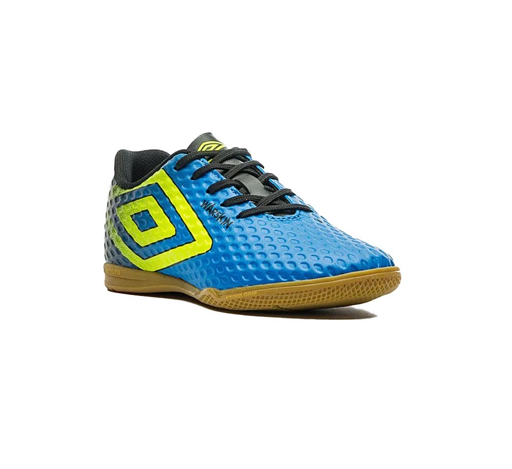 Chuteira Futsal Jr Umbro Warskin Infantil Masculino Azul 3