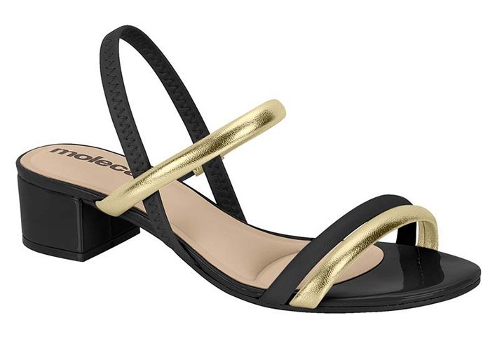 Sandália Moleca 5259846 Feminino Preto 1
