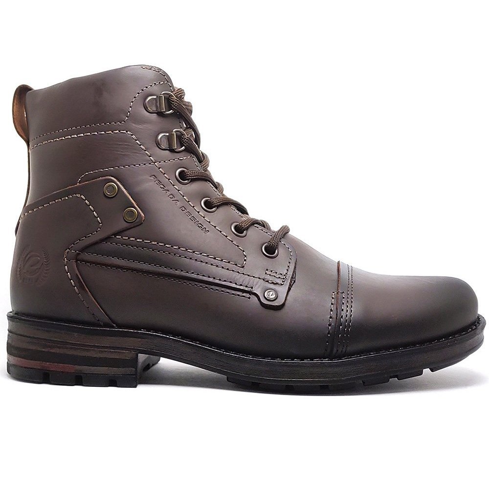 Coturno Pegada 181308 Masculino Marrom 1