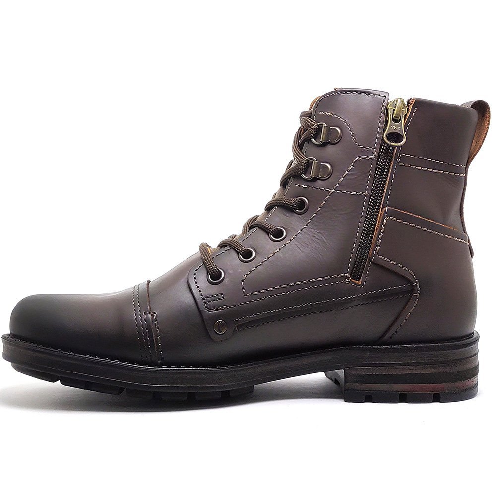 Coturno Pegada 181308 Masculino Marrom 2