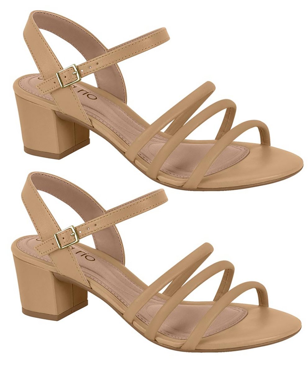 Sandália Beira Rio 82461198 Feminino Bege 3