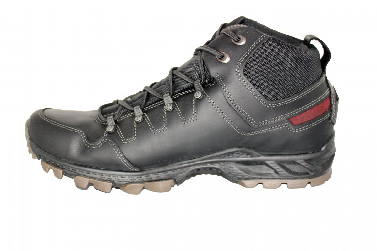 Bota Coturno Couro Trekiking Pegada 150351 Masculino Preto 2