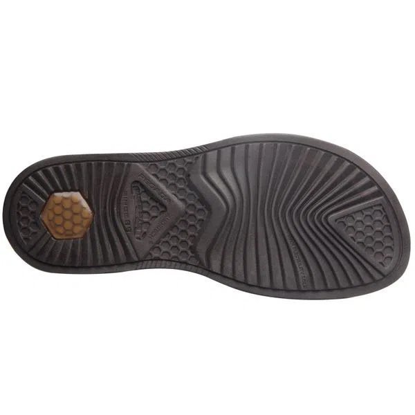 Chinelo Em Couro Pegada 133155 Masculino Marrom 5