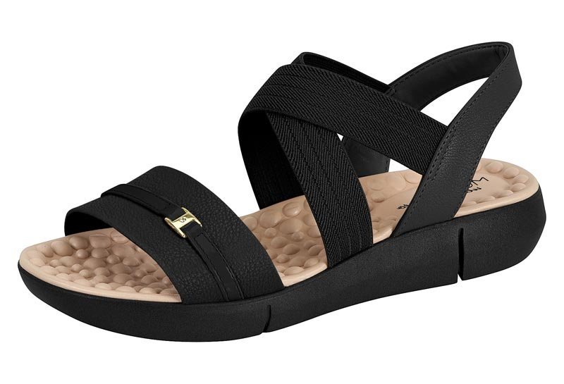 Sandália Ultraconforto Modare 7142102 Feminino Preto 2