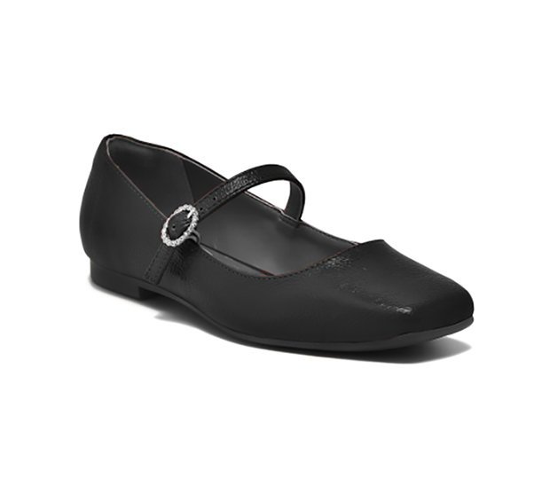 Sapato Anatômico Alexxa Opananken 63807 100% Couro Preto
