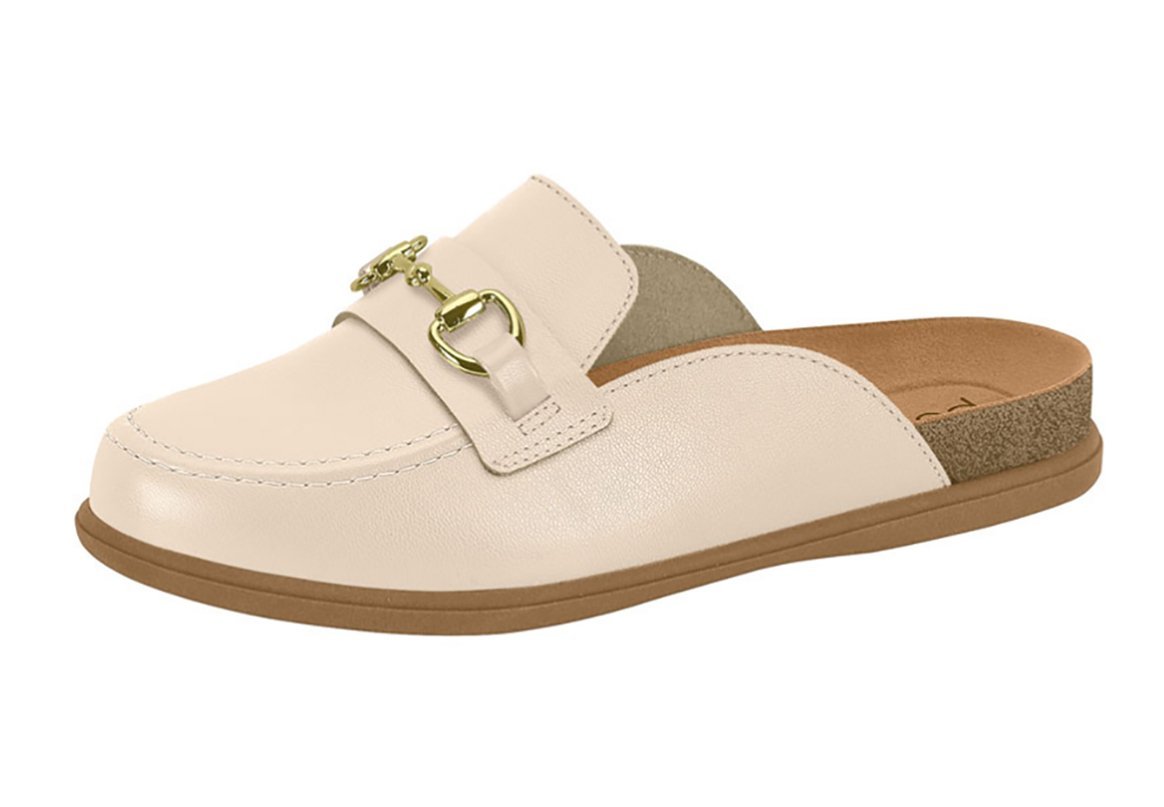 Mule Clog Beira Rio 4317102 Feminino Bege 2
