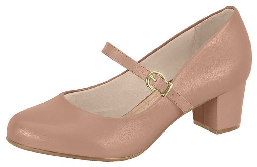 Sapato Boneca Mary Jane Beira Rio 4777475 Feminino  Bege 2