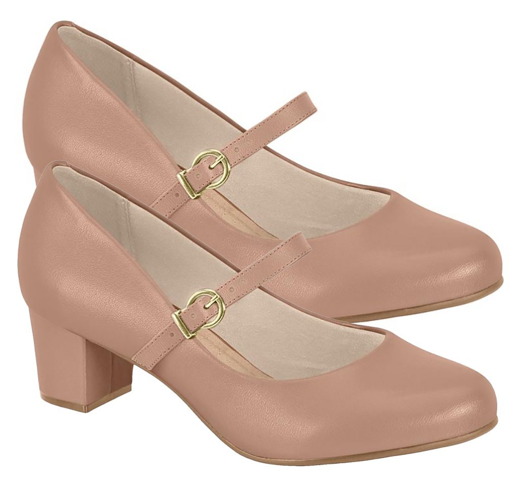 Sapato Boneca Mary Jane Beira Rio 4777475 Feminino  Bege 3