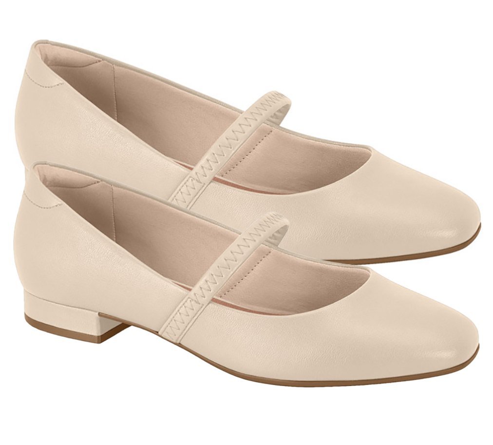 Sapato Beira Rio Mary Jane 4318102 Bege 3
