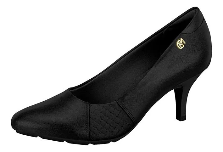 Sapato Scarpin Joanete Modare 7013636 Feminino Preto 2