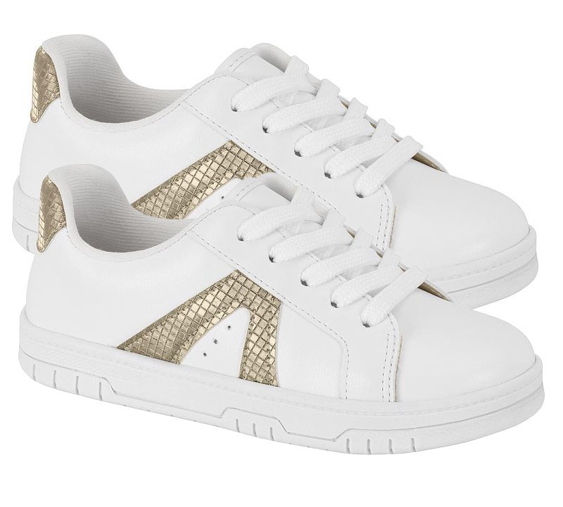 Tênis Casual Molekinha 2562112 Feminino Branco 3