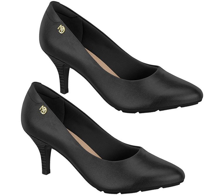 Sapato Scarpin Modare Conforto 7013566 Feminino Preto 3