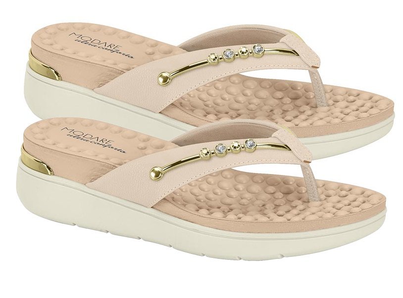 Chinelo Tamanco Modare Ultraconforto 7151115 Feminino Branco 3