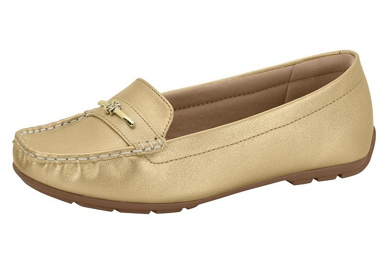 Mocassim Ultra Conforto Modare 7035655 Feminino Dourado 2