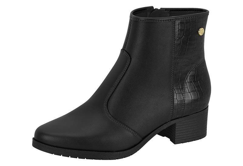 Bota Casual Moleca 5346100 Feminino Preto 2