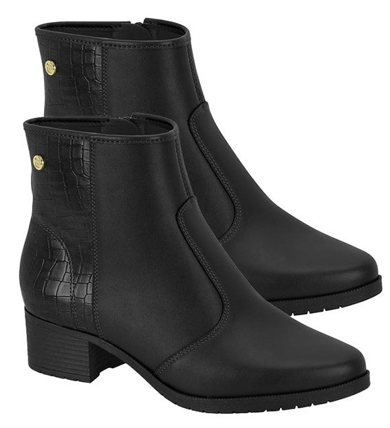 Bota Casual Moleca 5346100 Feminino Preto 3