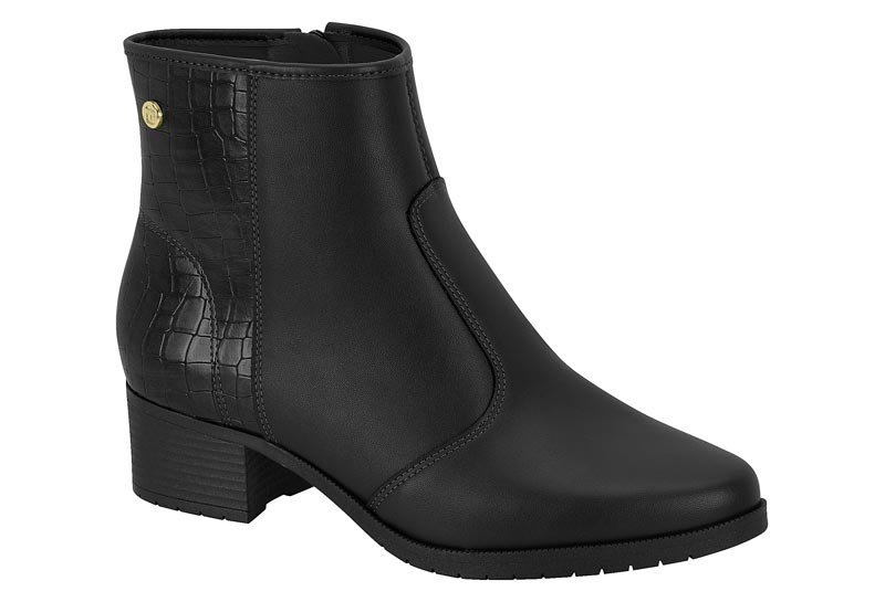 Bota Casual Moleca 5346100 Feminino Preto 1