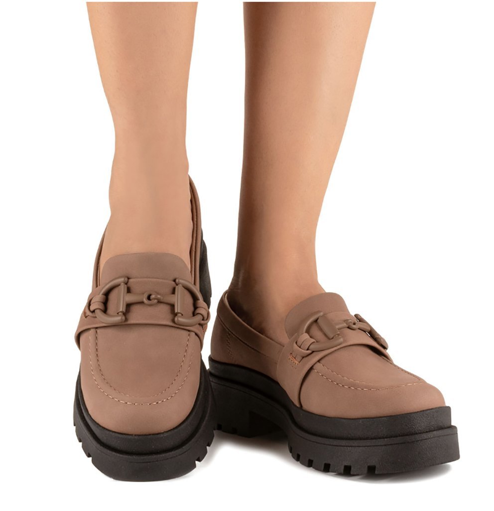 Sapato Mocassim Loafer Dakota DA032 Feminino Marrom 3