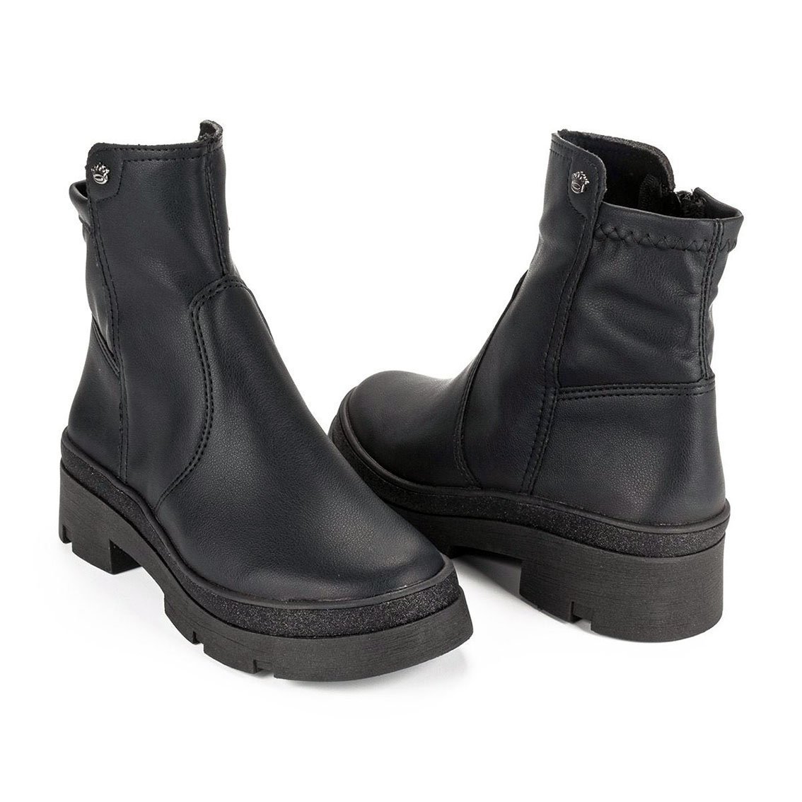 Bota Coturno Pink Cats V4351 Infantil Feminino Preto 3
