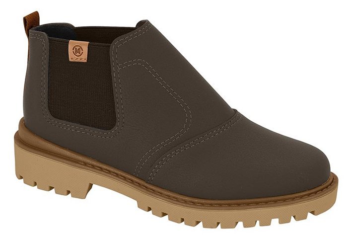 Bota Coturno Molekinho 2144227 Infantil Masculino Marrom 1
