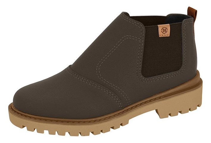 Bota Coturno Molekinho 2144227 Infantil Masculino Marrom 2