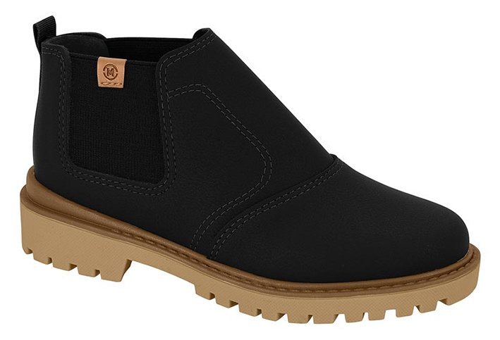 Bota Coturno Molekinho 2817123 Infantil Masculino Preto 1