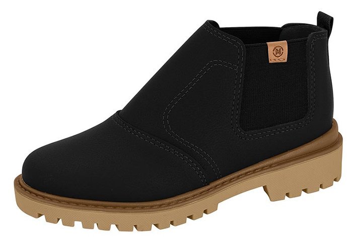 Bota Coturno Molekinho 2817123 Infantil Masculino Preto 2