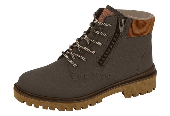 Bota Coturno Molekinho 2817126 Infantil Masculino Marrom 2