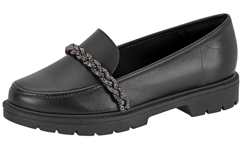 Mocassim Loafer Beira Rio 4283117 Feminino Preto 2