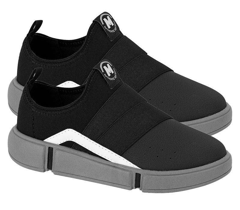 Tênis Casual Slip Molekinho 2838206 Infantil Masculino Preto 3