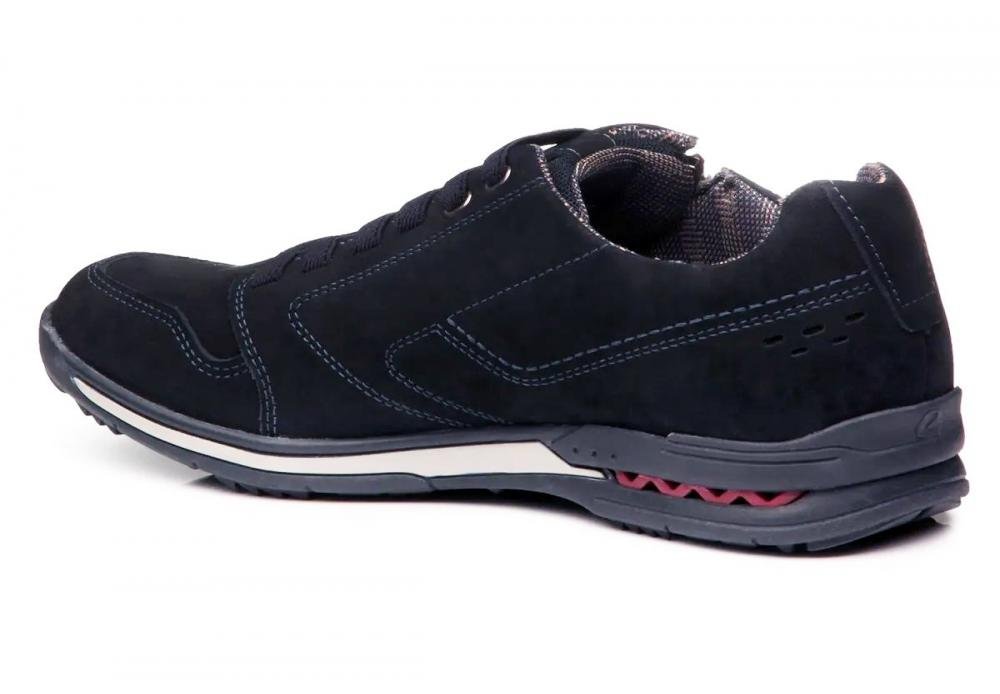 Sapatênis Couro Amortech Pegada 114860 Masculino Azul 2