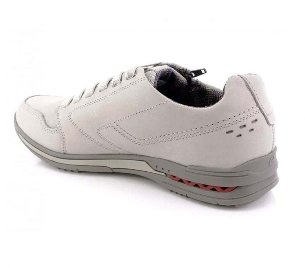Sapatênis Couro Amortech Pegada 114860 Masculino Branco 2
