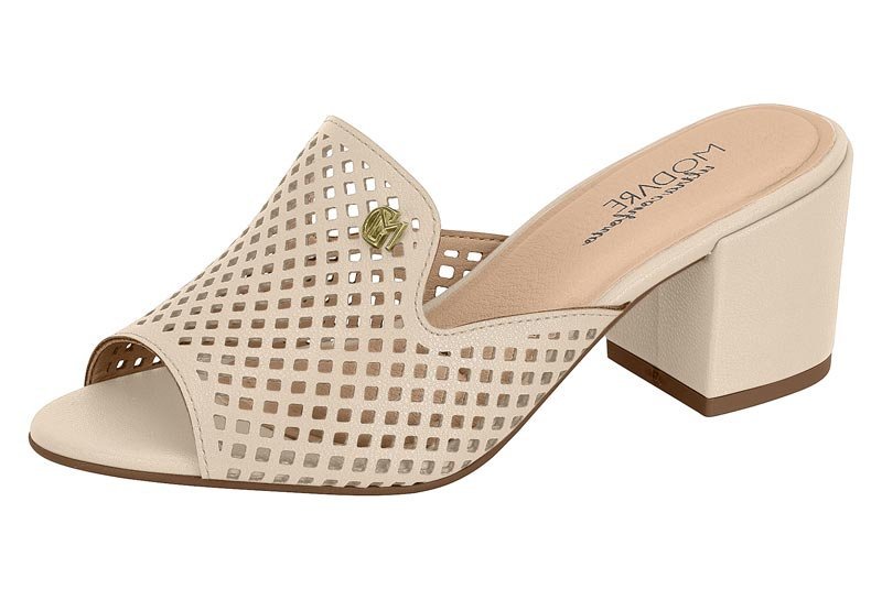 Tamanco Salto Grosso Modare 7109475 Feminino Branco 2