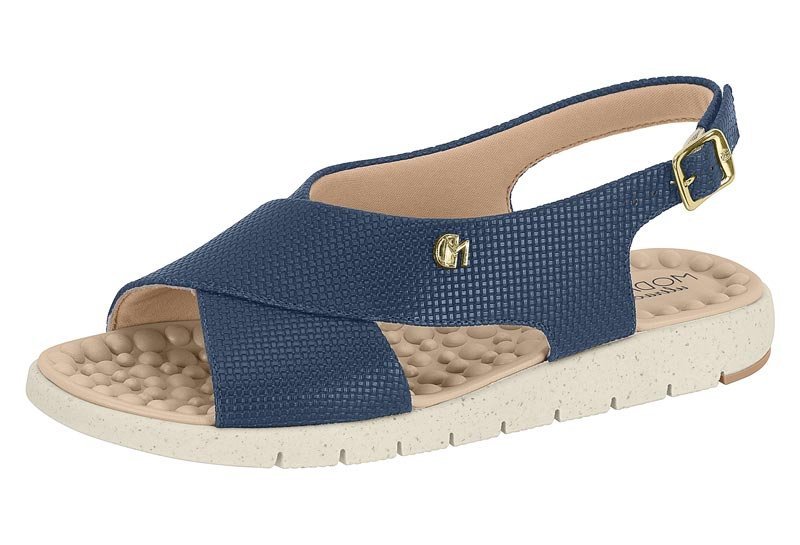 Sandália Ultraconforto Modare 7162203 Feminino Azul 2