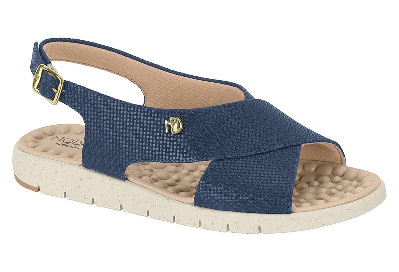 Sandália Ultraconforto Modare 7162203 Feminino Azul 1