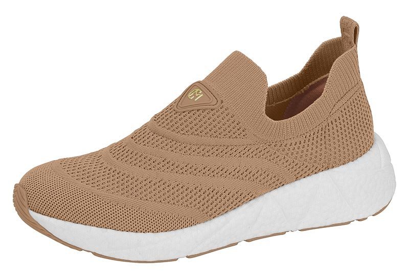 Tênis Casual Slip On Modare 7395101 Feminino Bege 2