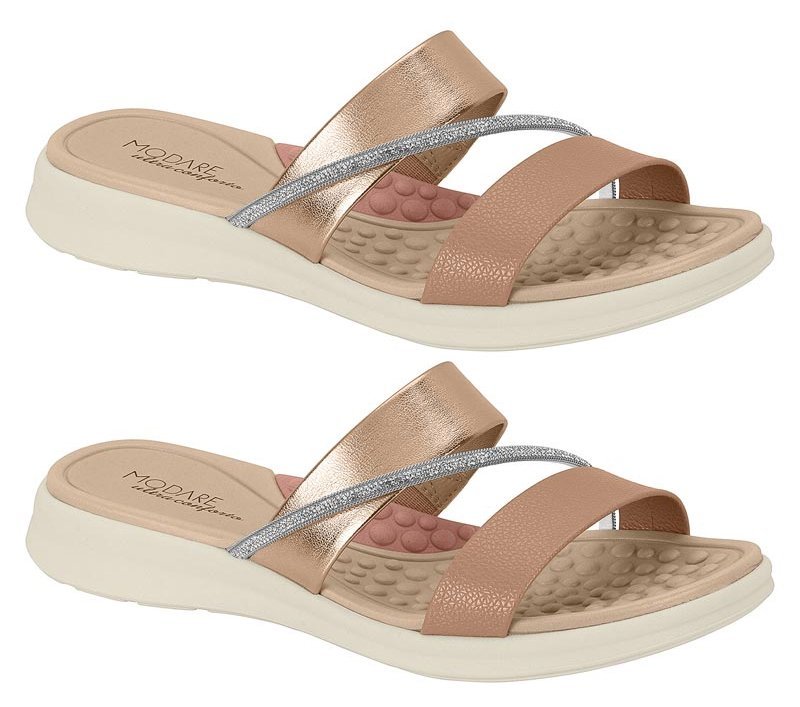 Tamanco Modare Ultraconforto 7174115 Feminino Bege 3