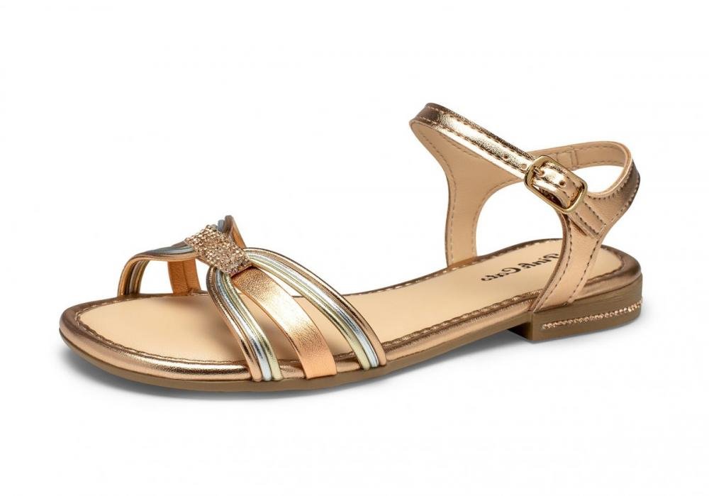 Sandália Rasteira Pink Cats V4472 Infantil Feminino Rosa 2