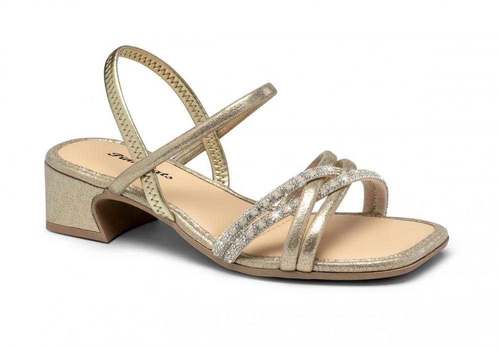 Sandália Salto Bloco Pink Cats V4603 Infantil Feminino