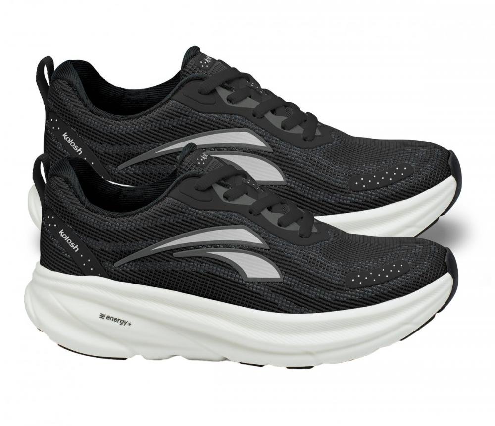 Tênis Esportivo Kolosh E0342 Feminino Preto 3