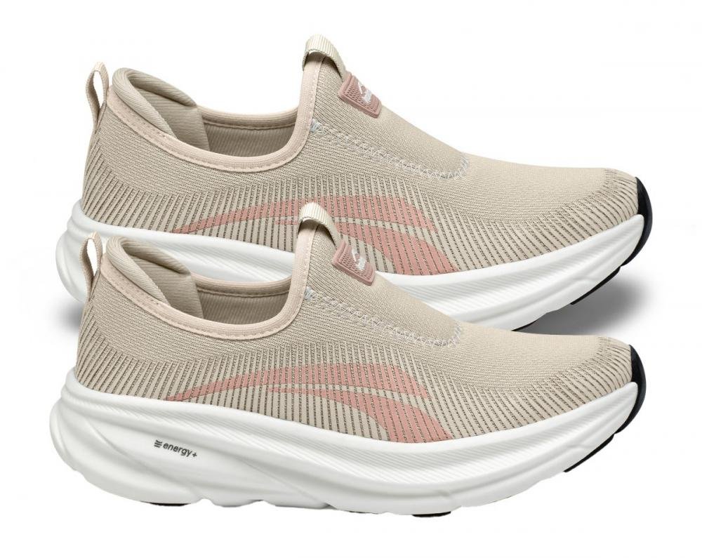 Tênis Esportivo Slip On Kolosh E0343 Feminino Bege 3