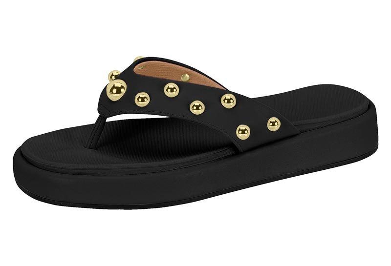 Tamanco Flat Vizzano 6506106 Feminino Preto 2