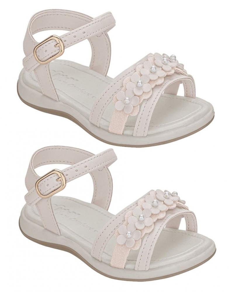 Sandália Papete Kidy 00120190932 Infantil Feminino Bege 3