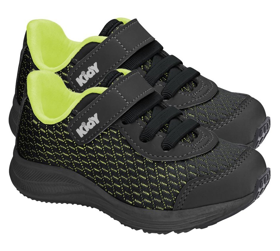 Tênis Casual Slip On Kidy 04101700002 Infantil Masculino Preto 3