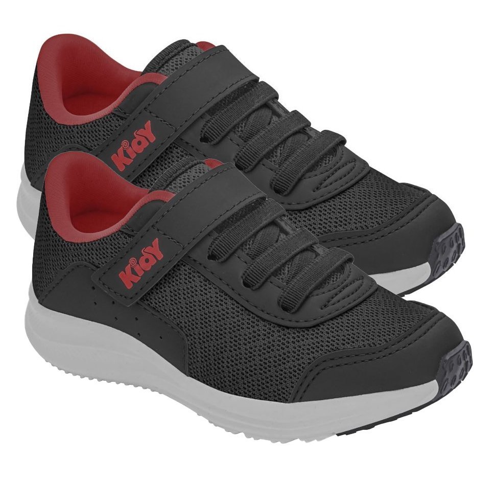 Tênis Casual Slip On Kidy 43800027173 Infantil Masculino Preto 3