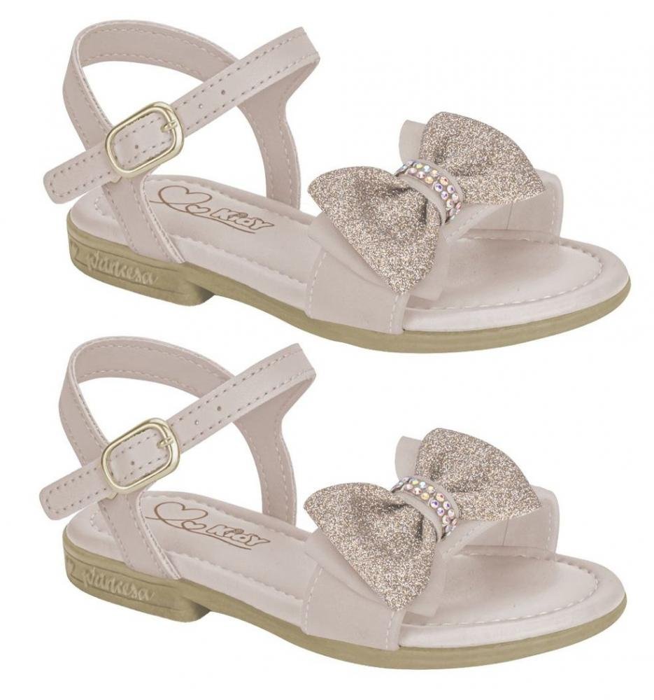 Sandália Kidy 15604460932 Infantil Feminino Bege 3