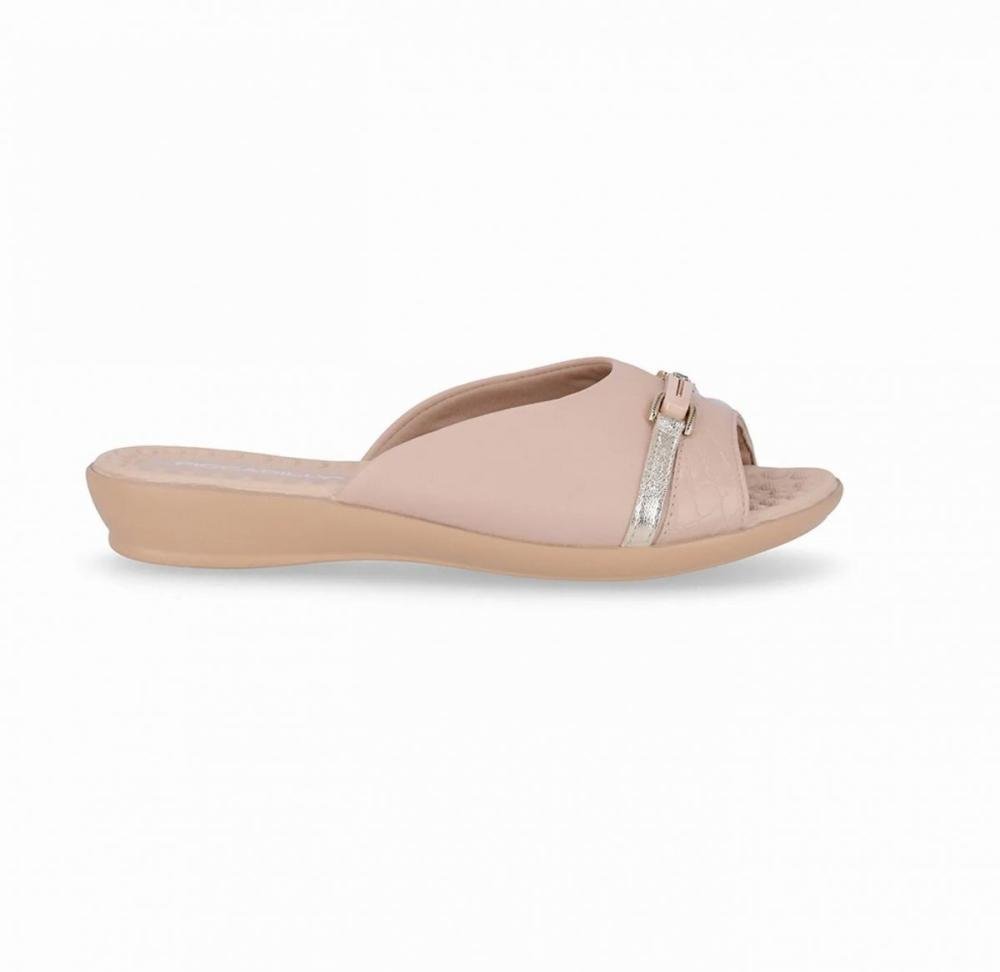 Tamanco Anabela Joanete Piccadilly 500375 Feminino Bege 1