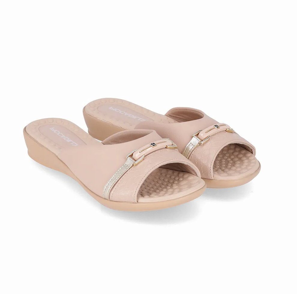 Tamanco Anabela Joanete Piccadilly 500375 Feminino Bege 2