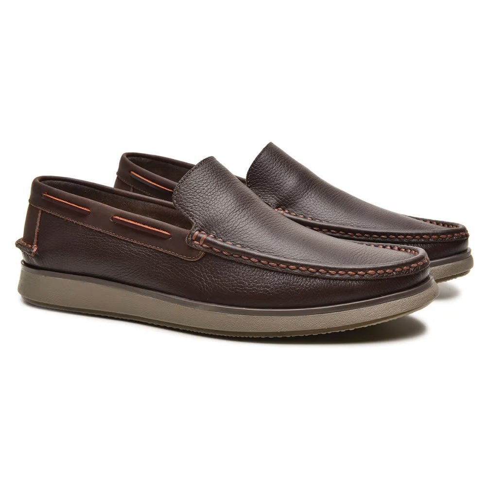 Mocassim Couro California Freeway Masculino Marrom 2