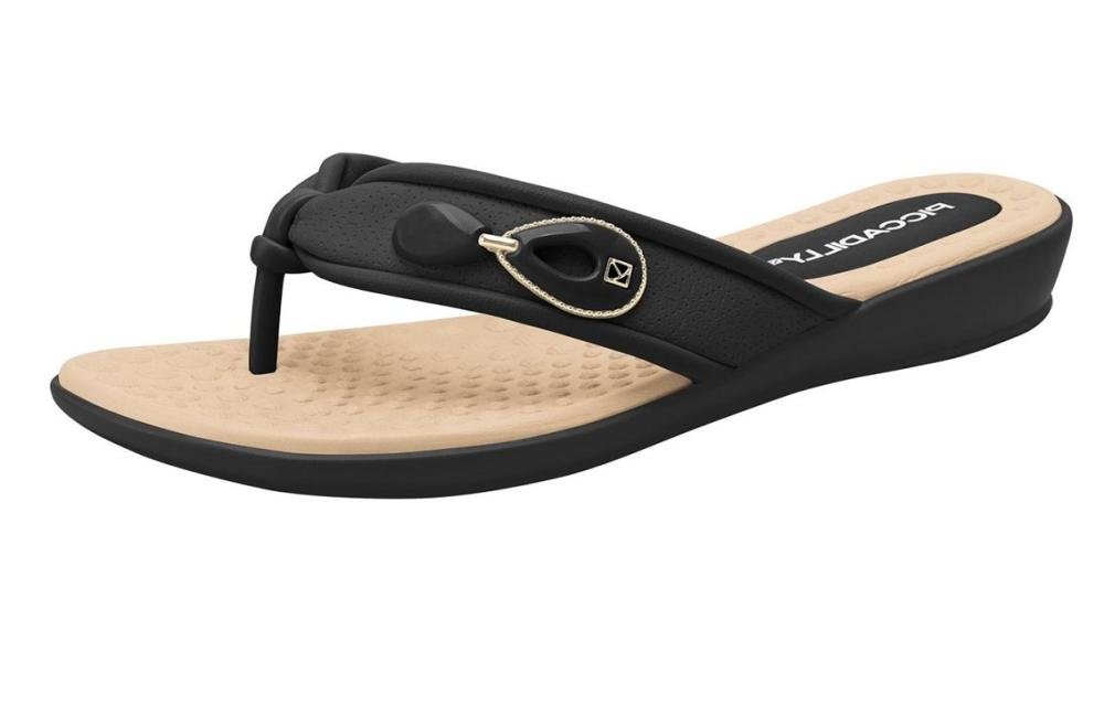 Chinelo Tamanco Piccadilly 500372 Feminino Preto 2